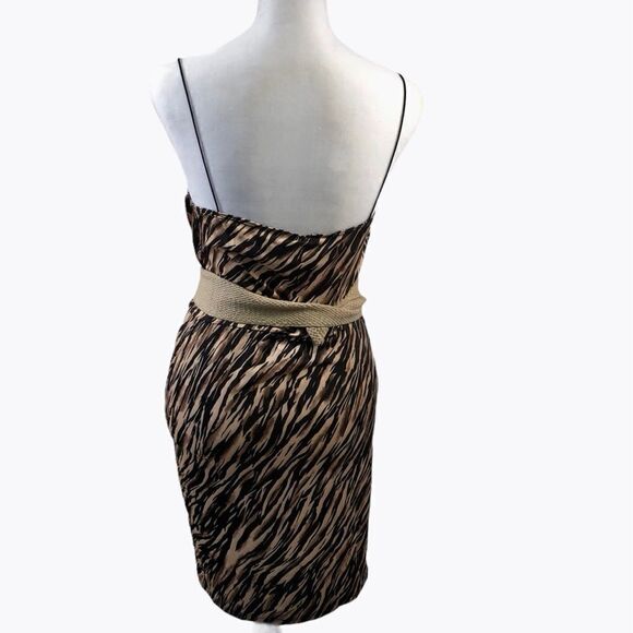 ASOS NWT Animal Print Mini Dress Size 6 - Picture 2 of 9